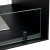 Foco Room Divider 800 by FOCO Fires – A premium 3-sided built-in bioethanol fireplace in black, offering remote and manual contr
