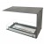 Foco Room Divider 800 by FOCO Fires – A premium 3-sided built-in bioethanol fireplace in black, offering remote and manual contr