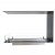 Foco Room Divider 800 by FOCO Fires – A premium 3-sided built-in bioethanol fireplace in black, offering remote and manual contr