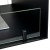 Foco Room Divider 1000 by FOCO Fires – a sleek, 3-sided built-in bioethanol fireplace in black, offering remote, automatic, and 