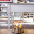 Planika Commerce Stainless Steel bioethanol fireplace – freestanding tabletop design with a sleek stainless steel finish.