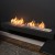 Icon Fires Slimline Burner - 50 cm, a stainless steel manual bioethanol burner with a 2.75-litre capacity and 8-hour burn time.