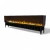 Incanto 2500 Water Vapour Fireplace by Magic Fire by Safretti – a sleek, built-in one-sided vapour fireplace with realistic flam
