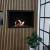 Foco One 800 bioethanol fireplace by FOCO Fires – a sleek, built-in one-sided fireplace with remote and manual control, offering