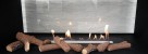 ScandiFlames Decorations Kit 2 featuring elegant wooden decorative elements for bioethanol fireplaces.