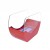 Cradle Table Bio Fireplace - Red by ScandiFlames, a compact and stylish tabletop bioethanol fireplace with a 5-hour burn time.