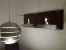 Double Nevada Biofireplace by ScandiFlames – a stylish black wall-mounted bioethanol fireplace with a 120 cm length and manual c