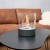 Southwark Black Round Tabletop Bioethanol Fireplace by ScandiFlames, a sleek and modern tabletop fireplace with a 3-litre capaci