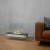 ScandiFlames Freestanding Burner with Glass Plates – A sleek 80 cm bioethanol fireplace with glass panels and manual control.