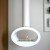 Toronto White 2-Sided Ceiling Mounted Biofire by ScandiFlames – A modern and elegant ceiling-mounted bioethanol fireplace.