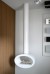 Toronto White 2-Sided Ceiling Mounted Biofire by ScandiFlames – A modern and elegant ceiling-mounted bioethanol fireplace.