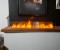Mistero 1000 Water Vapour Fireplace by Magic Fire with a sleek black finish and realistic flame effect.