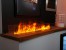 Mistero 1000 Water Vapour Fireplace by Magic Fire with a sleek black finish and realistic flame effect.
