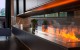 Mistero 1500 Water Vapour Fireplace by Magic Fire from Safretti with a sleek black finish and realistic flame effect.