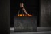 Mistero 1000 Water Vapour Fireplace by Magic Fire with a sleek black finish and realistic flame effect.
