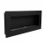 Murus 1200 - Black by ScandiFlames, a stylish wall-mounted bioethanol fireplace with a sleek black finish and manual operation.