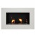 ScandiFlames Murus 800 Matte White wall-mounted bioethanol fireplace with a sleek design and manual control.