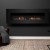 Icon Fires Nero 1750 Wall Fire in black, a stylish wall-mounted bioethanol fireplace with a 175 cm length, 9.8 kW heat output, a