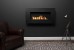 Icon Fires Nero 1150 Wall Fire in black, a sleek and modern wall-mounted bioethanol fireplace with 8-hour burn time and 5.4 kW h