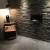 Nevada Wall Mounted Bioethanol Fireplace by ScandiFlames in black, sleek and modern design.