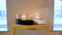 ScandiFlames Oval Table Bio Fireplace in White - A sleek and modern tabletop bioethanol fireplace with a 3-hour burn time.