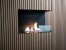 Foco Corner Right 800 by FOCO Fires - a two-sided built-in bioethanol fireplace with a sleek black finish, offering a luxurious
