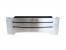 ScandiFlames Bio Ethanol Fire Basket with Curved Steel Front - a stylish stainless steel insert for existing fireplaces.