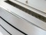 ScandiFlames Bio Ethanol Fire Basket with Curved Steel Front - a stylish stainless steel insert for existing fireplaces.