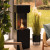 Planika Arcticon Black freestanding bioethanol fireplace with automatic control and sleek black finish.