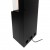 Planika Arcticon Black freestanding bioethanol fireplace with automatic control and sleek black finish.
