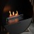 Bubble Floor bioethanol fireplace in black, freestanding with automatic control and a 4.5-hour burn time.