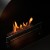 Bubble Floor bioethanol fireplace in black, freestanding with automatic control and a 4.5-hour burn time.
