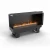 Cool Flame 1000 Left Corner vapour fireplace with Opti-Myst technology in an elegant black finish.