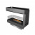 Forma Room Divider - Prime Fire bioethanol fireplace in sleek black finish, featuring remote and app control for modern interior