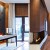 Panorama Room Divider bioethanol fireplace in sleek black finish with app and remote control, offering a stylish and functional 