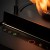 Rondo Automatic Burner in black finish with app and remote control for modern interiors.