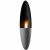Safretti Prometheus PG Grey wall-mounted bioethanol fireplace with a sleek grey and black design, 1.7L capacity, and manual cont