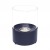 Kennington Round Tabletop Bioethanol Fireplace - Black with a sleek, modern design and clean-burning flame.
