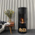 Washington Bioethanol Wood-burning Stove by ScandiFlames in black, featuring a modern design and eco-friendly heating.