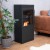 Jackson Bioethanol Stove by ScandiFlames in a sleek square design with black finish.