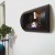 Ocean Black Bio Wall Fireplace by ScandiFlames – wall-mounted bioethanol fireplace with a sleek black finish, 3-hour burn time,
