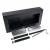 ScandiFlames Large Black Biofireplace for Wall Mounting – elegant and modern heating solution.