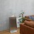 ScandiFlames Tall Freestanding Bio Fireplace – a sleek stainless steel floor-standing bioethanol fireplace with a 3-hour burn ti