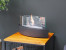 ScandiFlames Oval Shaped Table Bio Fireplace – a sleek black tabletop bioethanol fireplace with a 51 cm length and 3-hour burn t