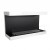 Three-sided 120 cm Wall Bio Fireplace White by ScandiFlames – a sleek, wall-mounted bioethanol fireplace with a modern three-sid