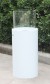 ScandiFlames Freestanding Bioethanol Fireplace in White - a stylish, modern heating solution with manual control and up to 3 hou