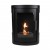 Oregon Wall-mounted Bioethanol Stove by ScandiFlames in black, featuring a sleek design with a 1-litre fuel capacity and manual 