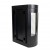 Oregon Wall-mounted Bioethanol Stove by ScandiFlames in black, featuring a sleek design with a 1-litre fuel capacity and manual 