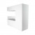 Topeka White Bioethanol Fireplace by ScandiFlames, crafted from powder-coated steel with a sleek white finish and three-sided op