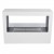 Lansing L White Freestanding Bioethanol Fireplace by ScandiFlames with a sleek modern design.
